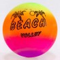 Minge cauciuc pentru copii model Beach Volley 22cm gonflabilă curcubeu