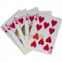 Cărți de joc Poker Remi Plastic classic card 55 buc