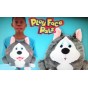 Mascotă Play Face Pals Husky jucărie cățeluș pluș 30cm