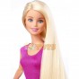 Păpușă Barbie Glitter Hair cu păr strălucitor Mattel CLG18