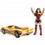 Hot Wheels Justice League Wonder Woman cu mașină FRR61