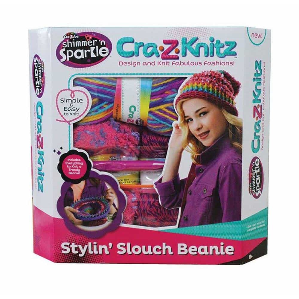 Cra-Z-Knitz set croșetat căciulă Beanie 17436 set tricotat Cra-Z-Art