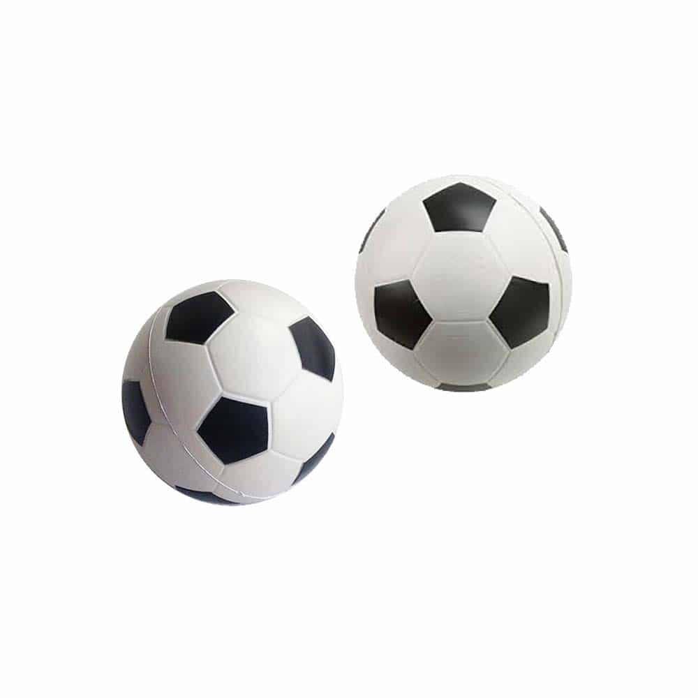 Set 2 bucăți mingi din burete cu diametrul 8 cm SOCCER antistress