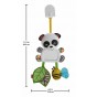 Fisher-Price Jucărie cărucior On The Go ursuleț panda cu oglindă