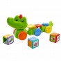 Fisher-Price Crocodil cu cuburi DGT90 Safari Mattel Crocodil amuzant