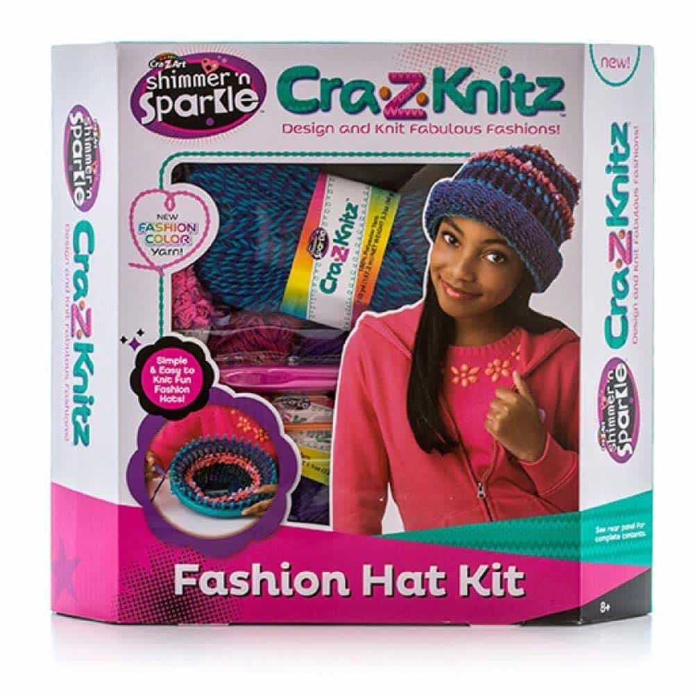Cra-Z-Knitz Set de croșetat căciulă Fashion Hat Kit 17119 Ultimate Desig