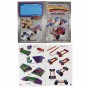 Joc construcții plastic în cutie BANCHAMM 130 piese Vehicule multicolor