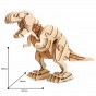 ROKR Puzzle 3D din lemn Dinozaur T-Rex Walking cu telecomandă