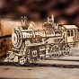 ROKR Puzzle 3D din lemn Locomotivă cu aburi și motor mecanic LK701
