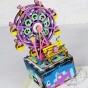 Robotime Music Box Puzzle 3D din lemn Carusel cutie muzicală