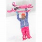 Sanie sportivă cu volan STIGA SnowRacer Color PRO pink - alb