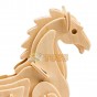 rowood Puzzle 3D din lemn Animale domestice Cal 30 piese JP207 Horse