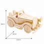 rowood Puzzle 3D din lemn Mașină Mini Classic JP110 Car - 25 piese