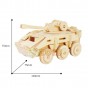 rowood Puzzle 3D din lemn Tanc de luptă JP236 59 piese Armored Vehicle