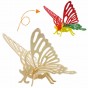 rowood Puzzle 3D din lemn Insecte Fluture 16 piese JP204 Butterfly
