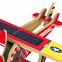 Robotime Puzzle 3D din lemn Avion cu sistem solar P220S Aircraft Biplane