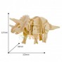 Robotime Puzzle 3D din lemn Triceratops care merge D430S 41 piese