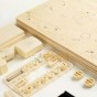 Robotime Puzzle 3D din lemn Mamutul interactiv A400 87 piese