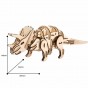 Robotime Puzzle 3D din lemn Dinozaur Triceratops D400 cu telecomandă