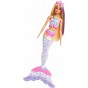 Păpușă Barbie Crayola Sirenă colorabilă GCG67 Dreamtopia Mattel