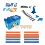 Hot Wheels Set de joacă Multi-Loop Box pistă de concurs FLK90 Mattel