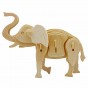 rowood Puzzle 3D din lemn Animale sălbatice Elefant 27 piese JP215
