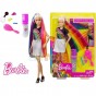 Barbie păpușă cu păr curcubeu strălucitor și set de vopsire FXN96 Mattel