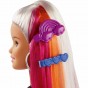 Barbie păpușă cu păr curcubeu strălucitor și set de vopsire FXN96 Mattel