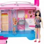 Barbie Set de joacă Mattel Barbie rulotă complet utilată roz FBR34