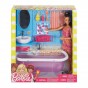Barbie Set de joacă păpușă Barbie și accesorii pentru baie DVX53 Mattel