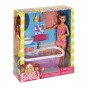 Barbie Set de joacă păpușă Barbie și accesorii pentru baie DVX53 Mattel