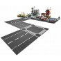 LEGO® City Șosele curbe 7281 2 piese - Curbă și intersecție LEGO City