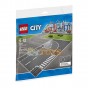 LEGO® City Șosele curbe 7281 2 piese - Curbă și intersecție LEGO City