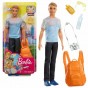 Păpușă Ken cu accesorii pentru vacanță Barbie Dreamhouse Adventures