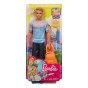 Păpușă Ken cu accesorii pentru vacanță Barbie Dreamhouse Adventures