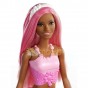 Păpușă Barbie Dreamtopia sirenă cu părul roz FXT10 Mattel
