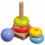 Jucărie educativă pentru copii Turn multicolor de stivuire Lucy&Leo LL152