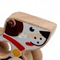 Jucărie de împins din lemn pentru copii Cățeluș Lucy&Leo LL193 Puppy