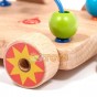 Jucărie de tras din lemn pentru copii Circuit cu bile Lucy&Leo LL150