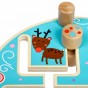 Jucărie din lemn labirint cu animale Sărbători de iarnă Lucy&Leo LL199