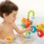 Jucărie de baie robinet pivotant cu accesorii de sortare rotative Yookidoo