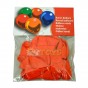 Set baloane de culoare portocaliu set 12buc - diametru baloane 30cm