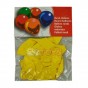 Set baloane de culoare galben set 12buc - diametru baloane 30cm