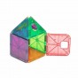 Magna-Tiles Clear Colors joc magnetic 48 piese - set magnetic 3D