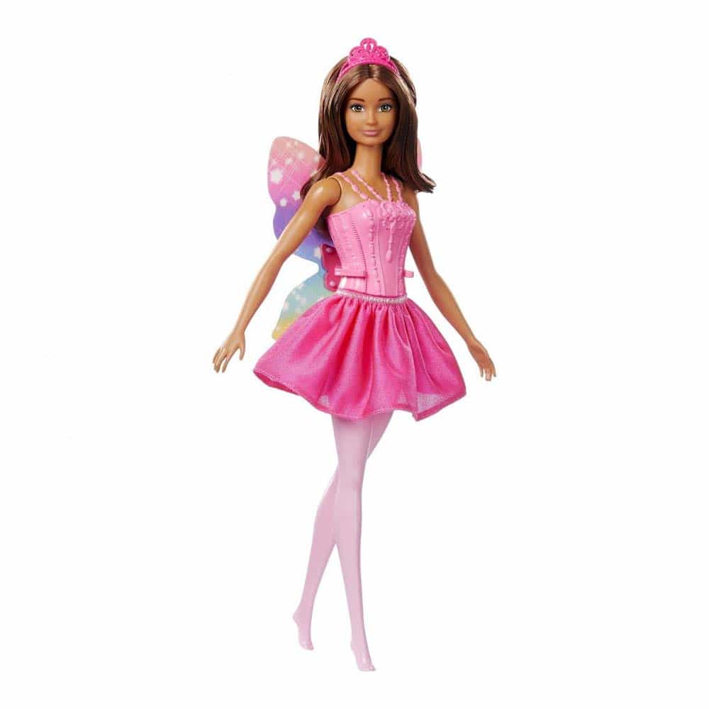 Barbie Păpușă Dreamtopia Zâna șatenă FWK88