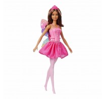 Barbie Păpușă Dreamtopia Zâna șatenă FWK88