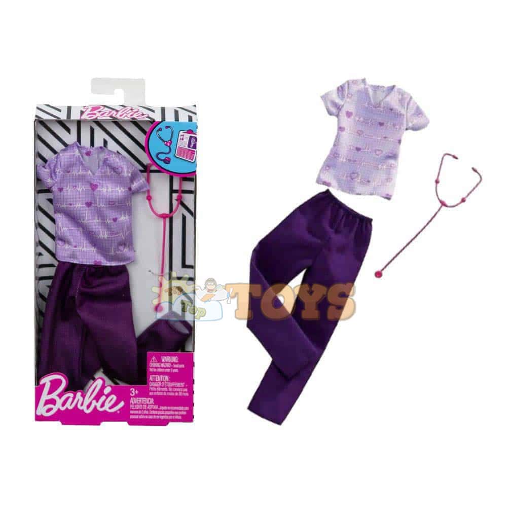 Barbie Set hăinuțe păpușă Barbie Carieră Doctor - Career FXH96 Mattel
