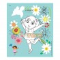 Carte de colorat pentru fete Kiddo Books Dora cu sclipici 7003