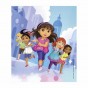 Carte de colorat pentru fete Kiddo Books Dora cu sclipici 7008