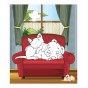 Carte de colorat pentru copii Kiddo Books Cats and Dogs 6010